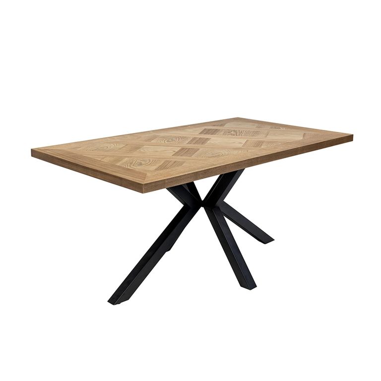 Hugo Dining Table - 6 Seater - 160cm - Oak Veneer