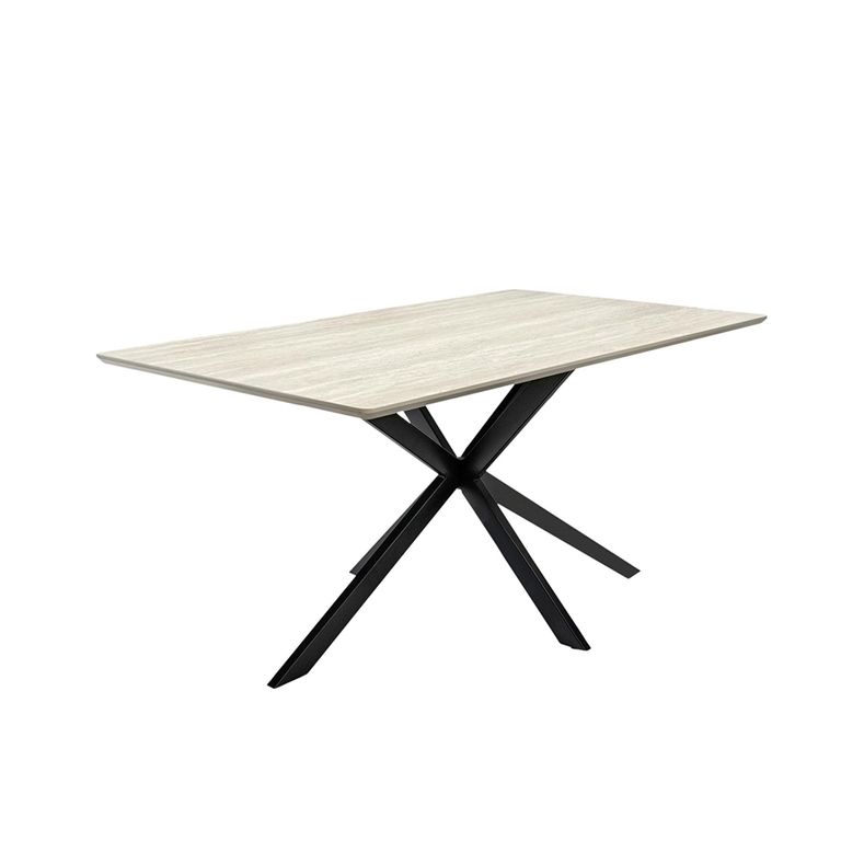 Rialto Dining Table - 6 Seater - 160cm - Travertine