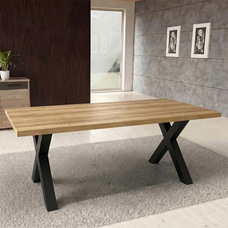 Dallas Dining Table - Oak - 8 Seater - 220cm