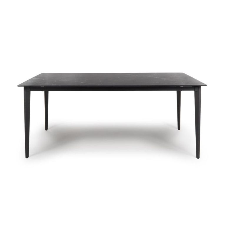 Amalfi Dining Table - Black Ceramic - 6 Seater - 180cm