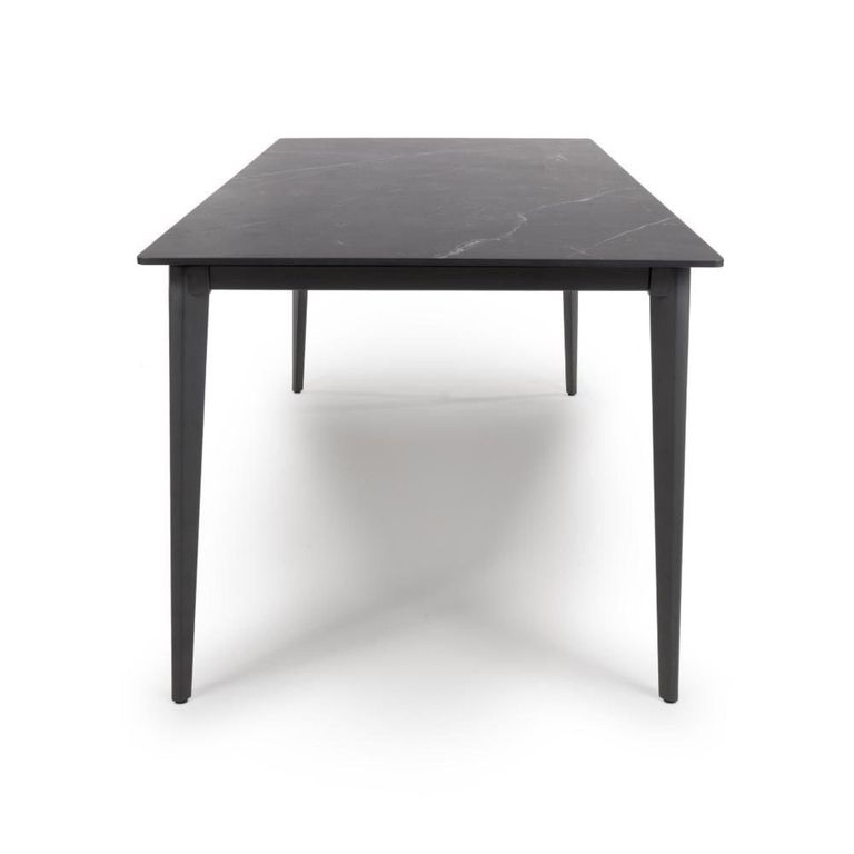 Amalfi Dining Table - Black Ceramic - 6 Seater - 180cm