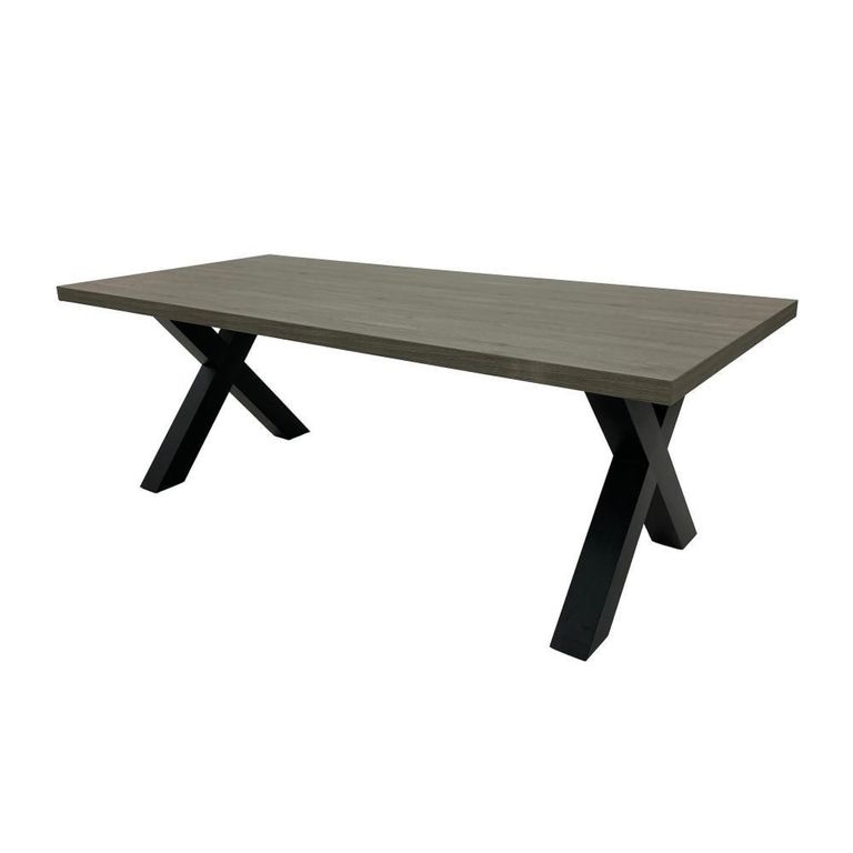 Dallas Dining Table - Grey - 6 Seater - 180cm