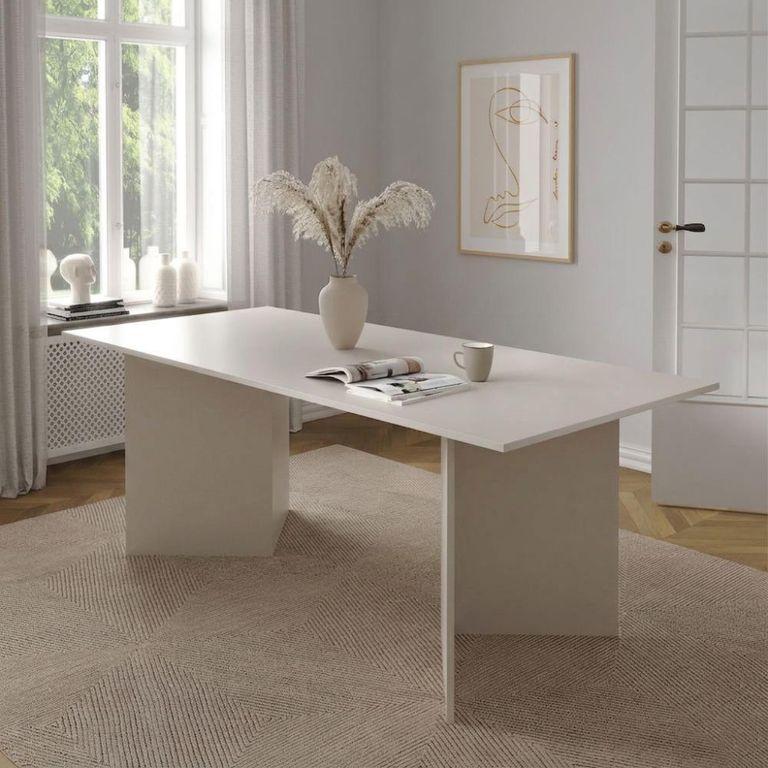 Family Dining Table - 8 Seater - 200cm - Cashmere