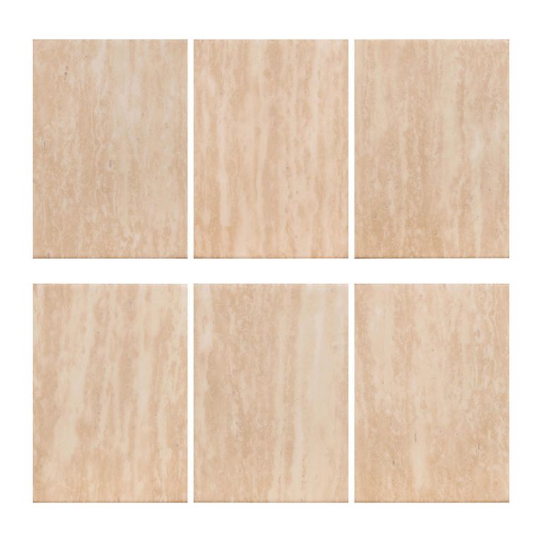 Fictus Travertine Beige 10 Seater Oval Pedestal Dining Table