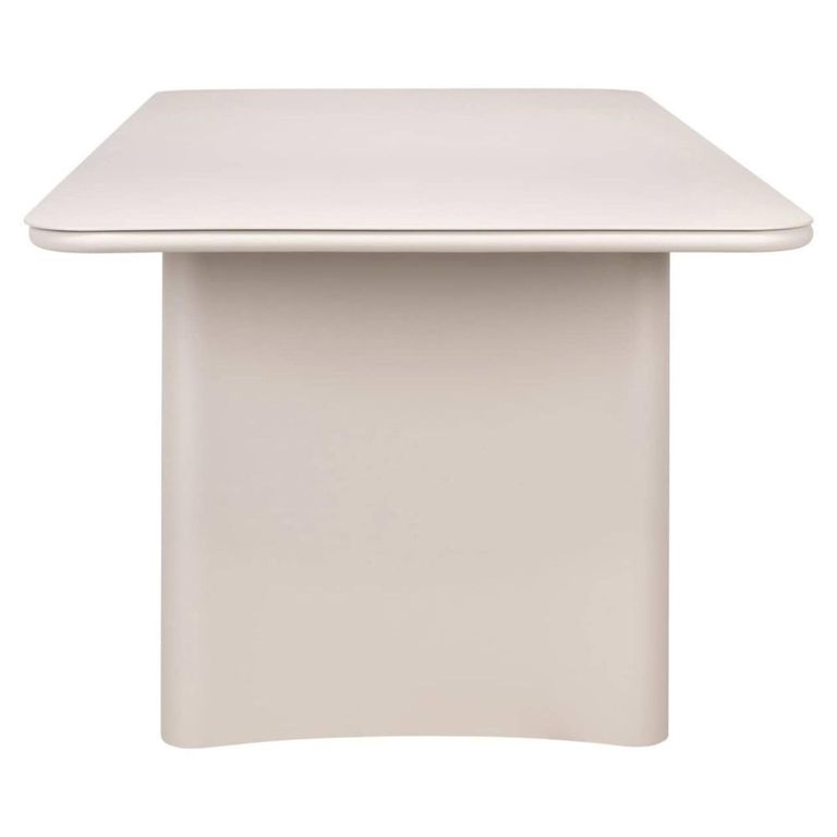 Senza Outdoor Dining Table - 220cm - 10 Seater - Light Beige - Aluminium