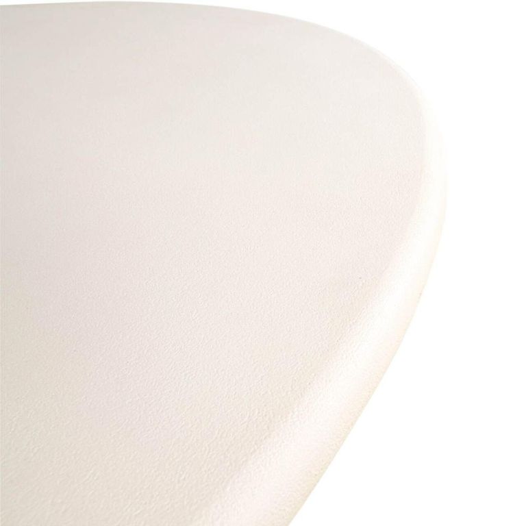 Winslow Dining Table - 135cm - 6 Seater - Round - White - Metal