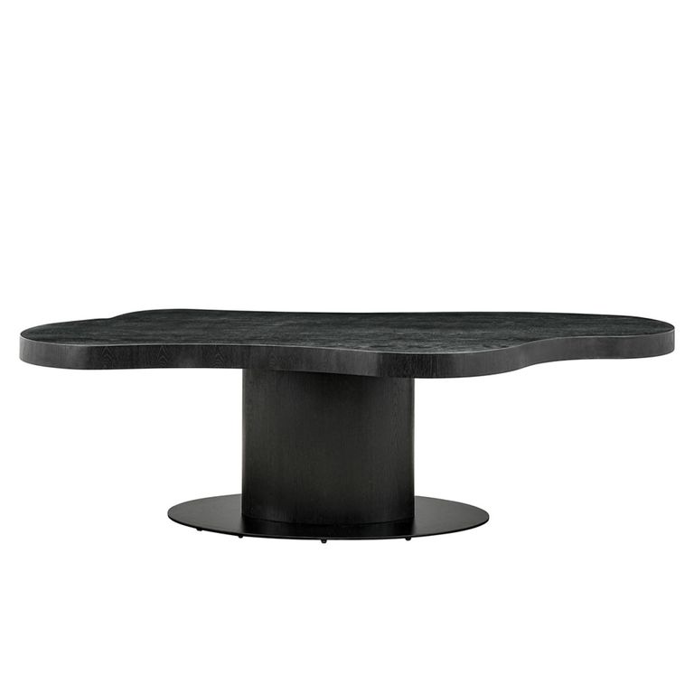 Bogor Dark Wood 8 Seater Pedestal Dining Table