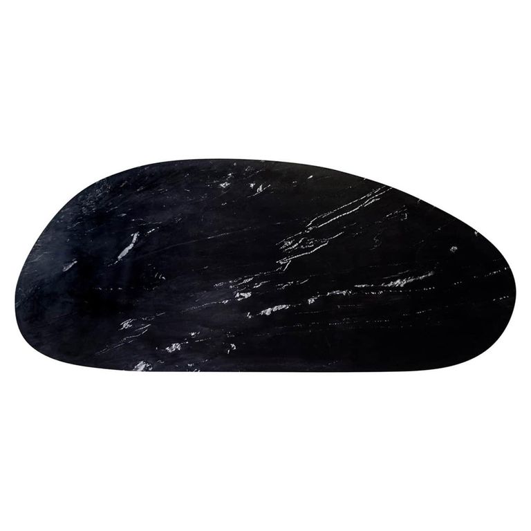 Trocadero Black Marble 8 Seater Dining Table with Spider Legs