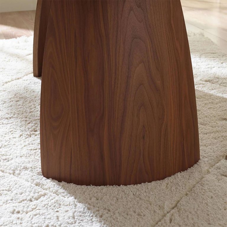 Julius Dining Table - 180cm - 8 Seater - Oval - Walnut - Wood