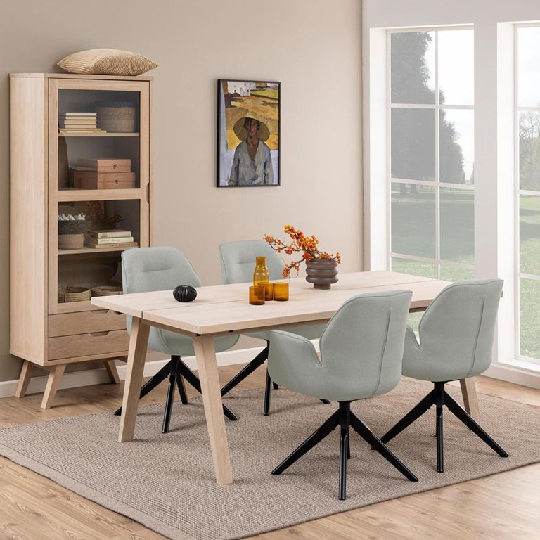 A Line Dining Table - 8 Seater - 200cm - Oak