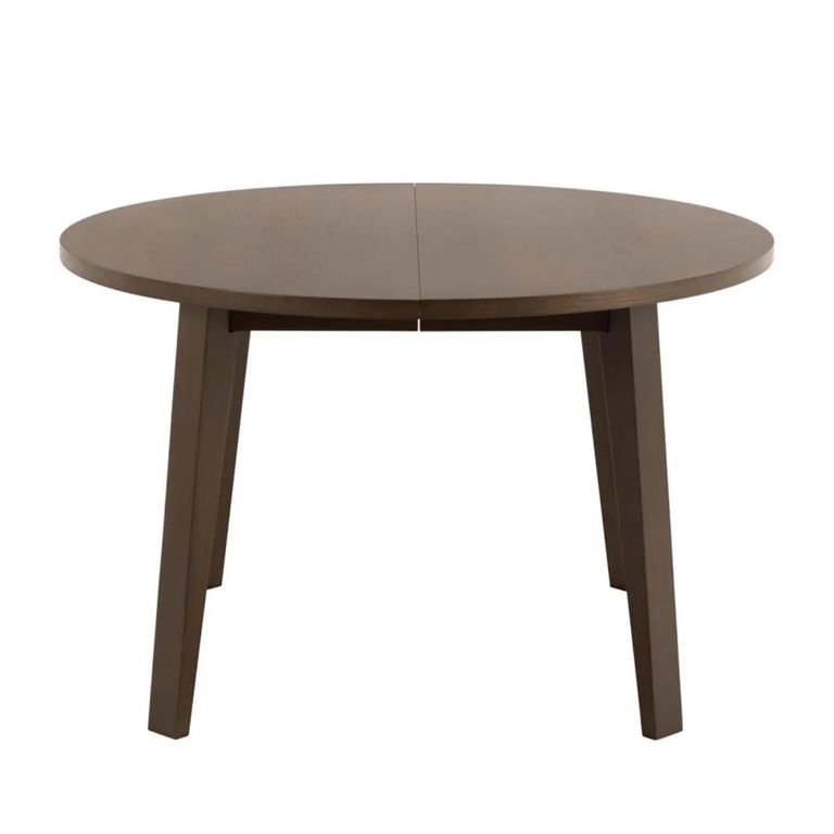 A Line Dining Table - 4 Seater - Round - 120cm - Smoked Oak