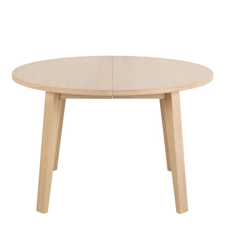 A-Line White Oak 4 Seater Round Dining Table