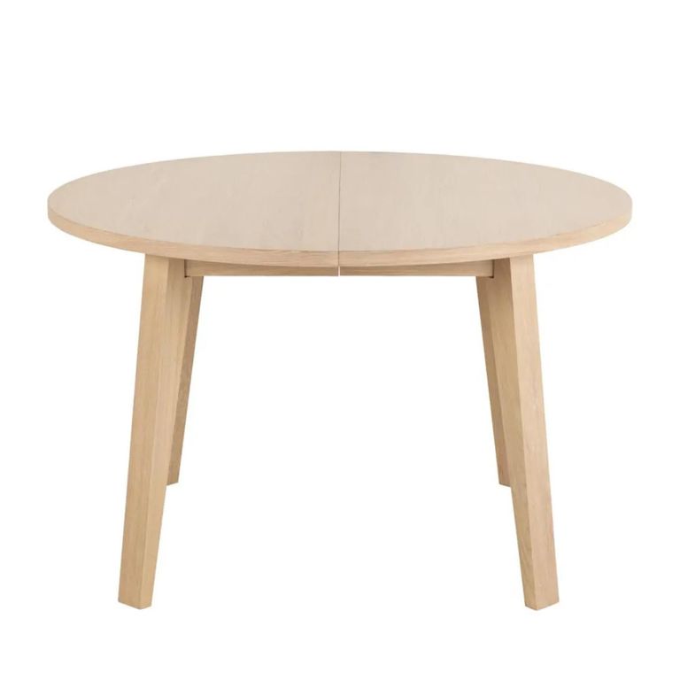 A Line Dining Table - 4 Seater - Round - 120cm - White Oak