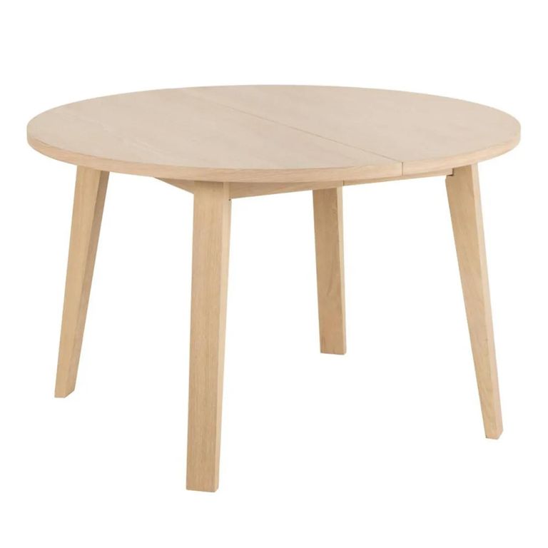 A Line Dining Table - 4 Seater - Round - 120cm - White Oak