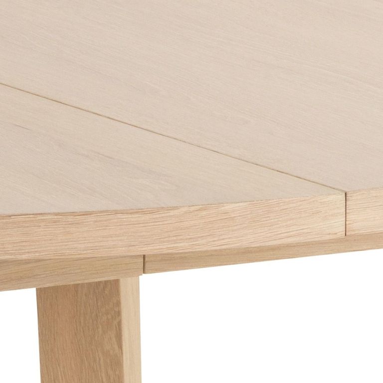 A-Line White Oak 4 Seater Round Dining Table