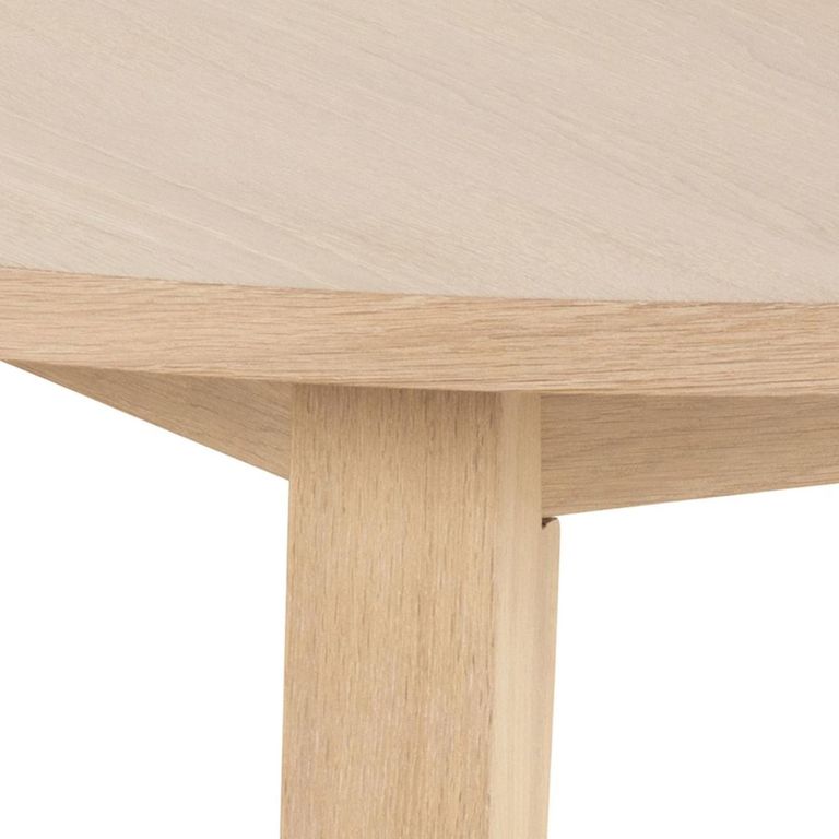 A-Line White Oak 4 Seater Round Dining Table