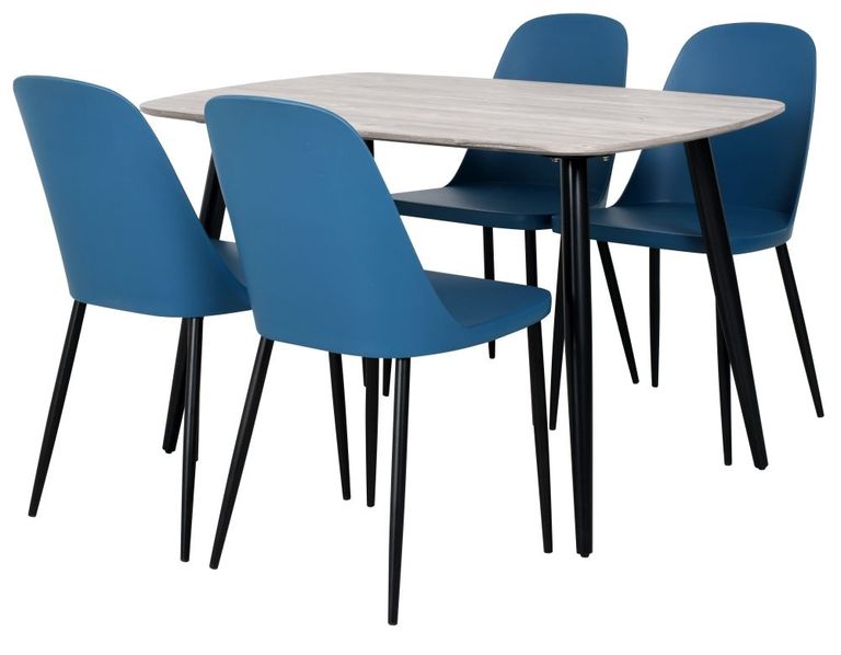 Aspen Grey Oak Effect 4 Seater Dining Table