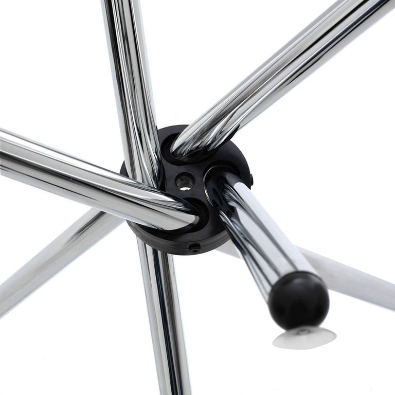 Afton Dining Table - 2 Seater - 90cm - Round - Clear Glass