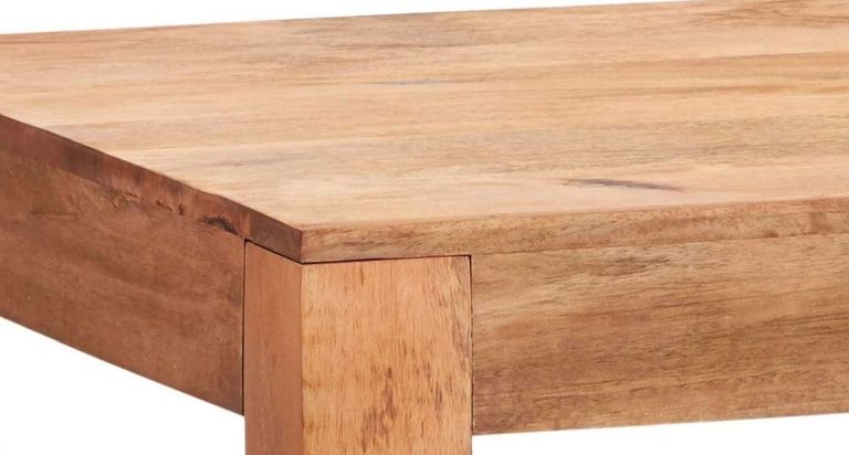 Ajmer Light Mango Wood 6 Seater Dining Table