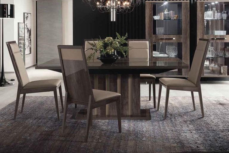 Matera Extending Pedestal Dining Table - 6-8 Seater - 160-210cm - Wood Grain