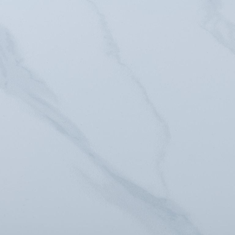 Alpha 6-8 Seater White Ceramic Extending Dining Table with Black Base - 140cm-180cm