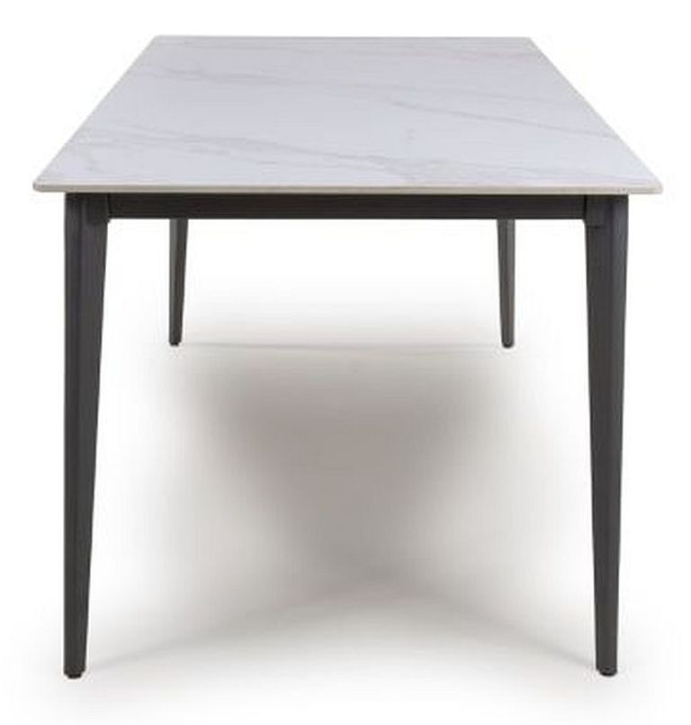 Amalfi Dining Table - White Ceramic - 6 Seater - 180cm