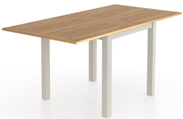 Arden Grey Painted 2-6 Seater Square Flip Top Extending Dining Table