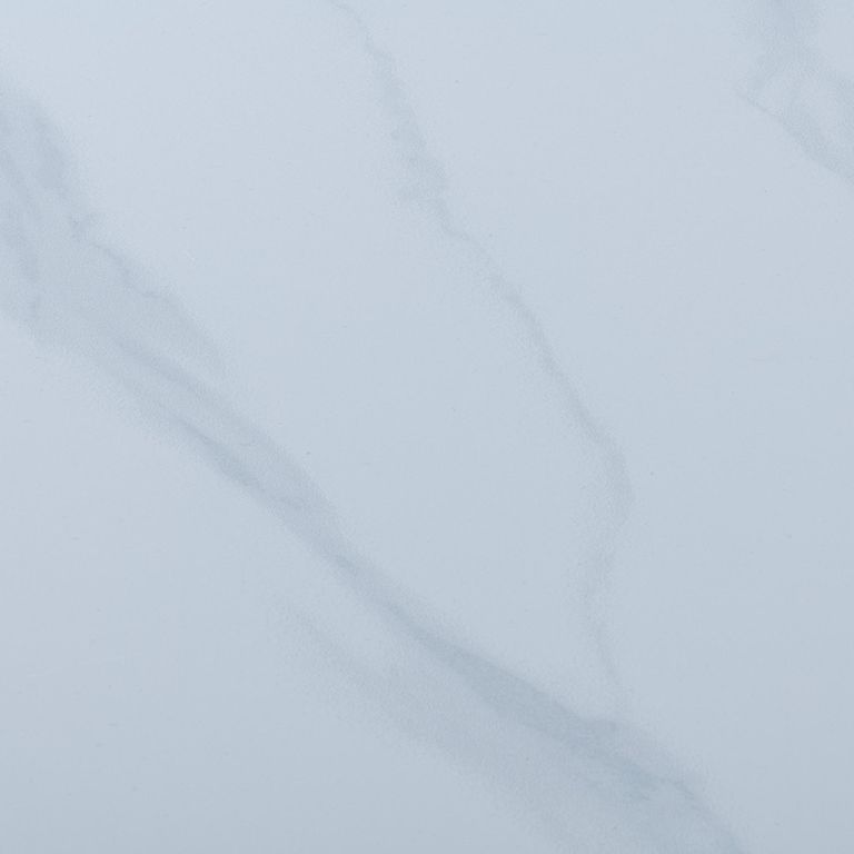 Bari 6-8 Seater White Ceramic Extending Dining Table with Black Star Base - 140cm-180cm