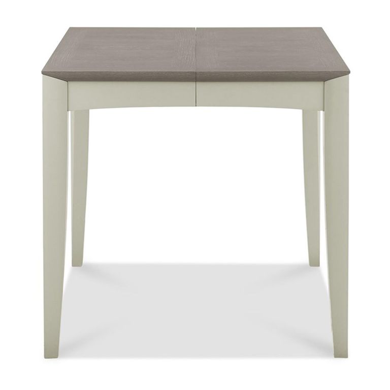 Bergen Grey Washed Oak & Soft Grey Extending Dining Table - 4-6 Seater - 80cm-115cm