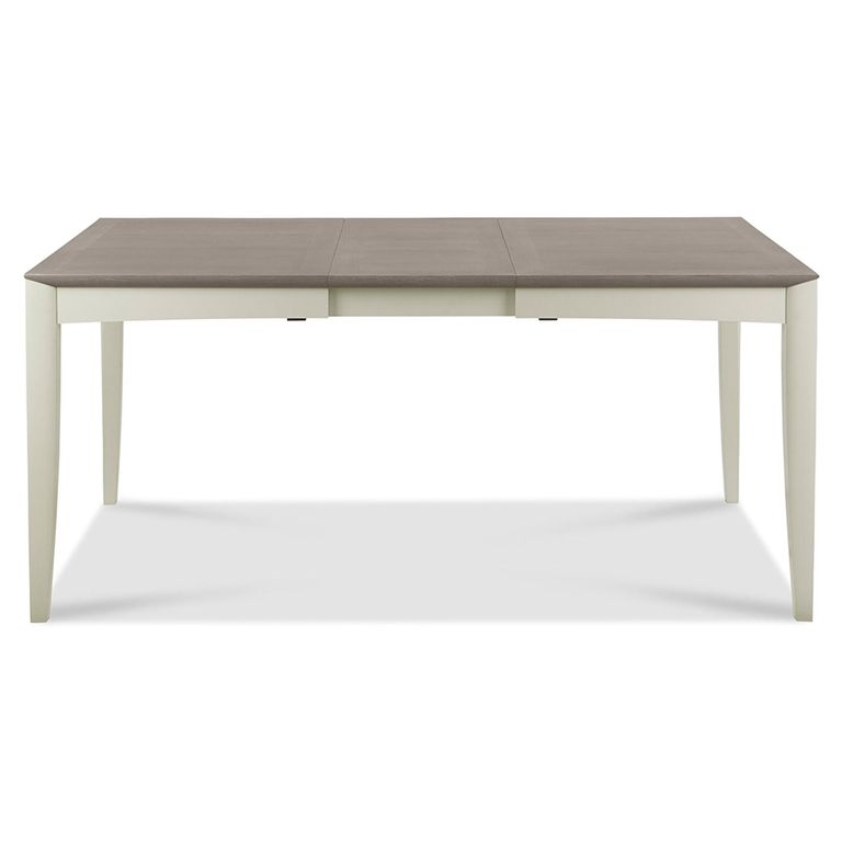 Bergen Grey Washed Oak & Soft Grey Extending Dining Table - 6-8 Seater - 130cm-170cm