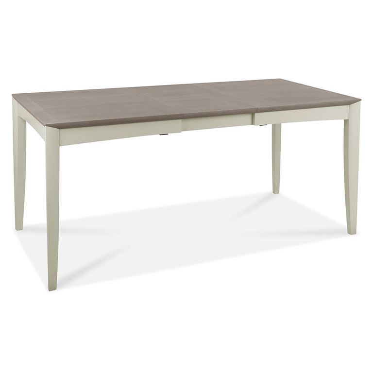 Bergen Grey Washed Oak & Soft Grey Extending Dining Table - 6-8 Seater - 130cm-170cm