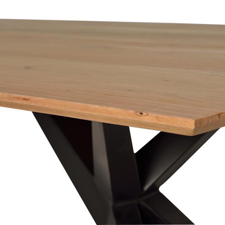 Bergamo Dining Table - Solid Acacia Wood - 6 Seater - Sizes Available