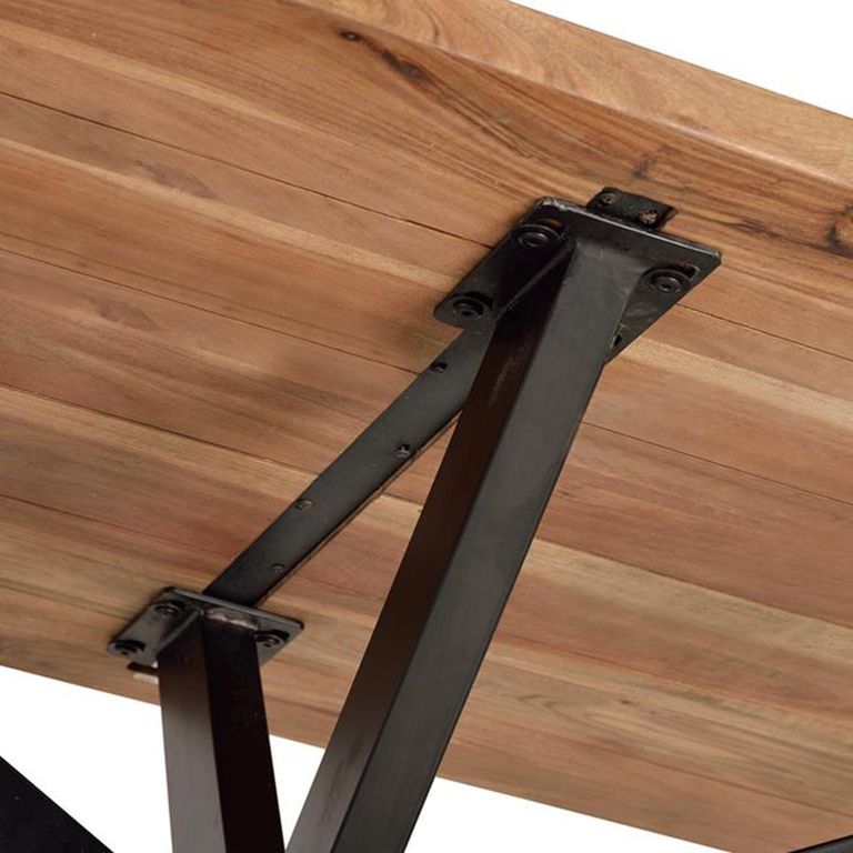 Bergamo Dining Table - Solid Acacia Wood - 6 Seater - Sizes Available