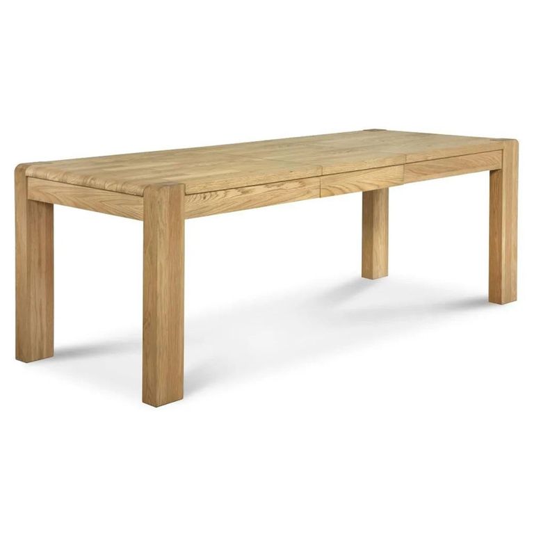 Bergen Extending Dining Table - 6-8 Seater - 160cm-210cm - Oak 