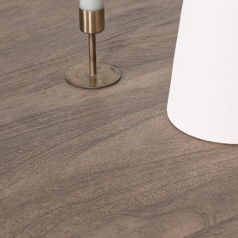 Black Mango Wood Pedestal Dining Table - Round - 6 Seater - 150cm