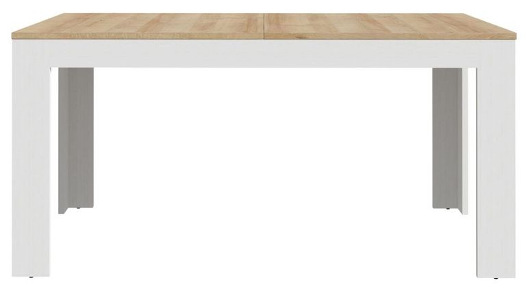 Bohol White 6-8 Seater Extending Dining Table