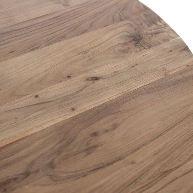 Bologna Dining Table - Mango Wood - 4 Seater - 116cm - Round Pedestal