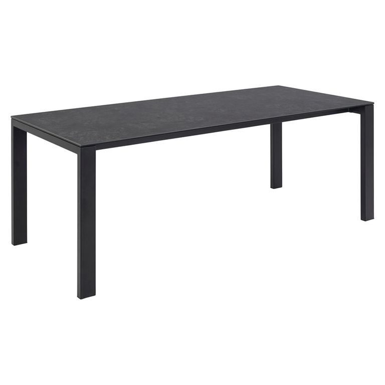 Brentford Dining Table - 8 Seater - 200cm - Black Ceramic