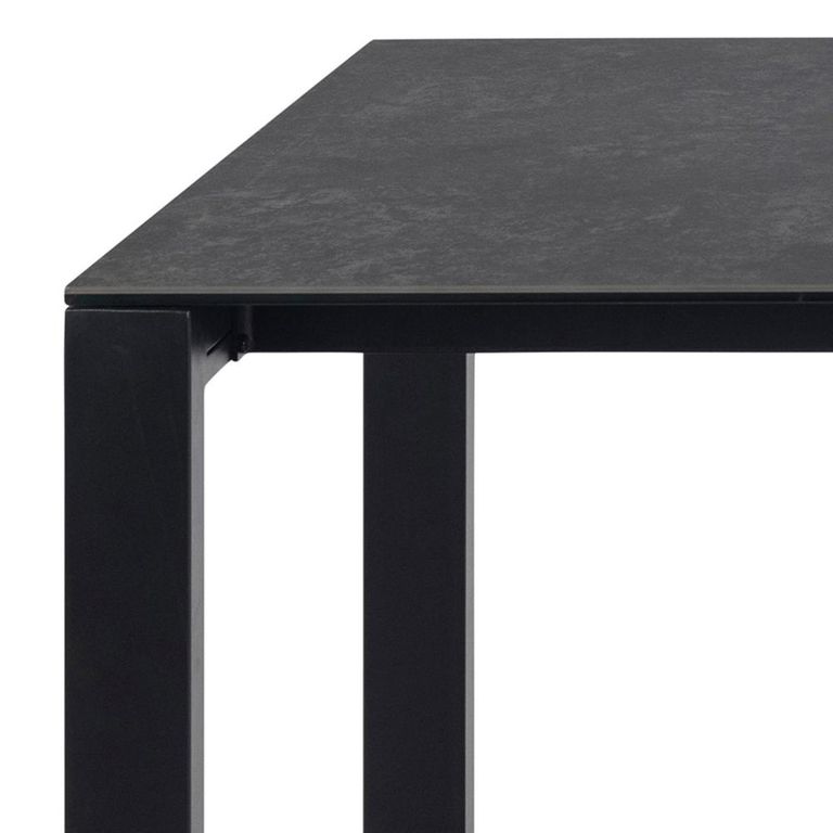 Brentford Dining Table - 8 Seater - 200cm - Black Ceramic