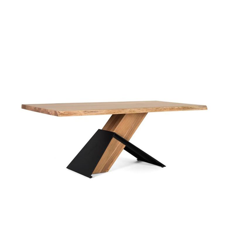 Brindisi Dining Table - Acacia Wood - 8 Seater - Pedestal - Sizes Available