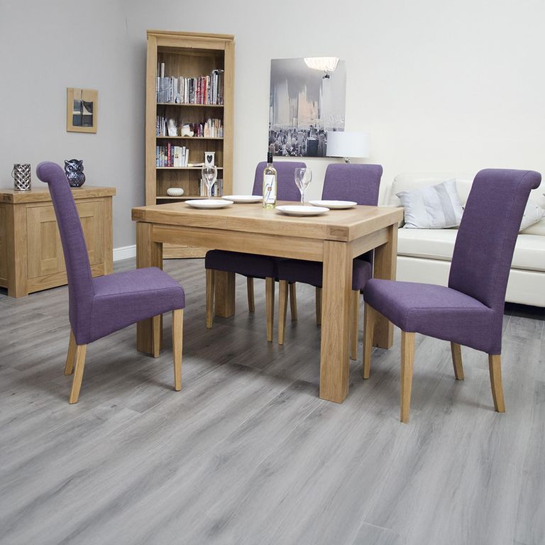 Bordeaux Extending Dining Table - 2-4 Seater - 90cm-120cm - Oak