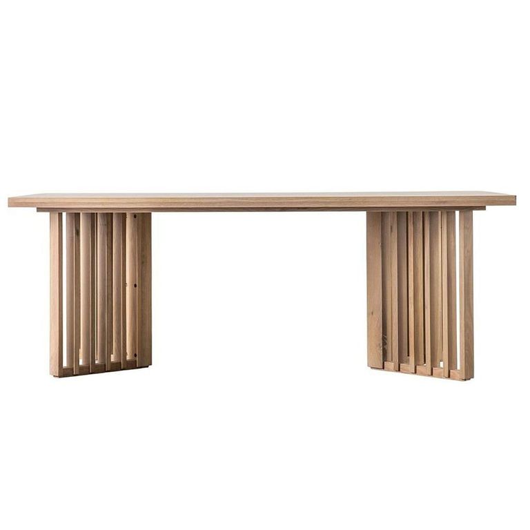 Clearance - Okayama 200cm Japandi Style Oak Dining Table - A224