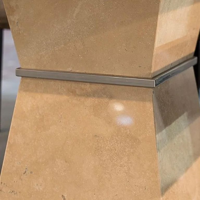 Clepsy Plus Dining Table - 8 Seater - Square - Marble with Pedestal Base - Variation Available