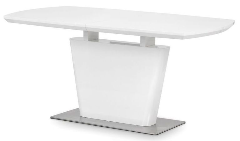 Como Extending Dining Table - 160cm-200cm - 6-8 Seater - White Gloss