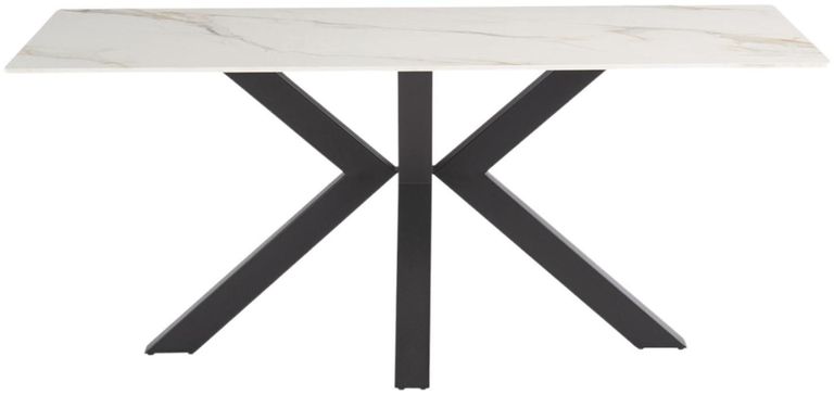 Cora Kass Gold Sintered Stone 6 Seater Dining Table - 180cm