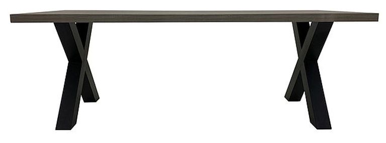 Dallas Dining Table - Grey - 8 Seater - 220cm