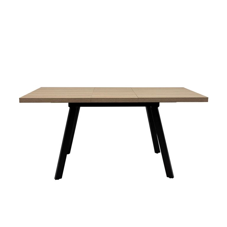Dalton Light Oak 4-6 Seater Extending Dining Table - 120cm-160cm