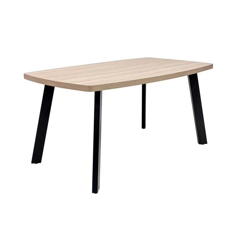 Dalton Light Oak 6 Seater Dining Table - 160cm