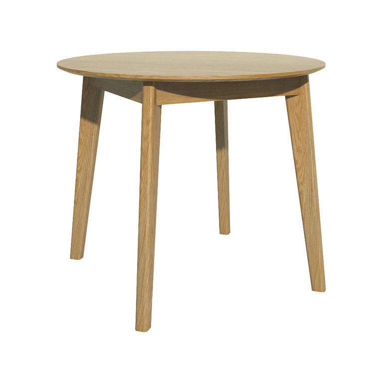 Scandic Dining Table - 2 Seater - Round - 95cm - Oak