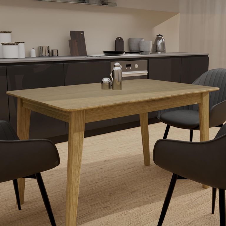 Scandic Dining Table - 4 Seater - 120cm - Oak